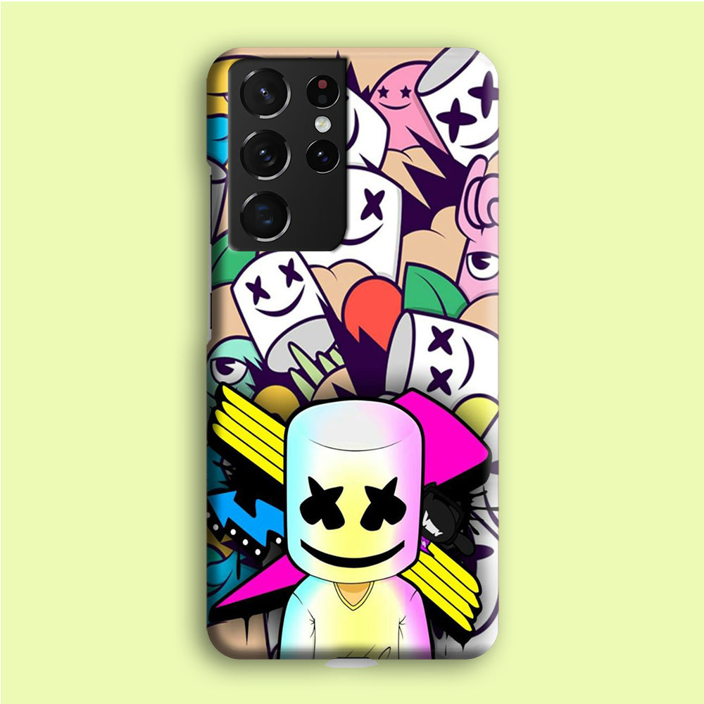 Marshmello Art Samsung Galaxy S21 Ultra Case