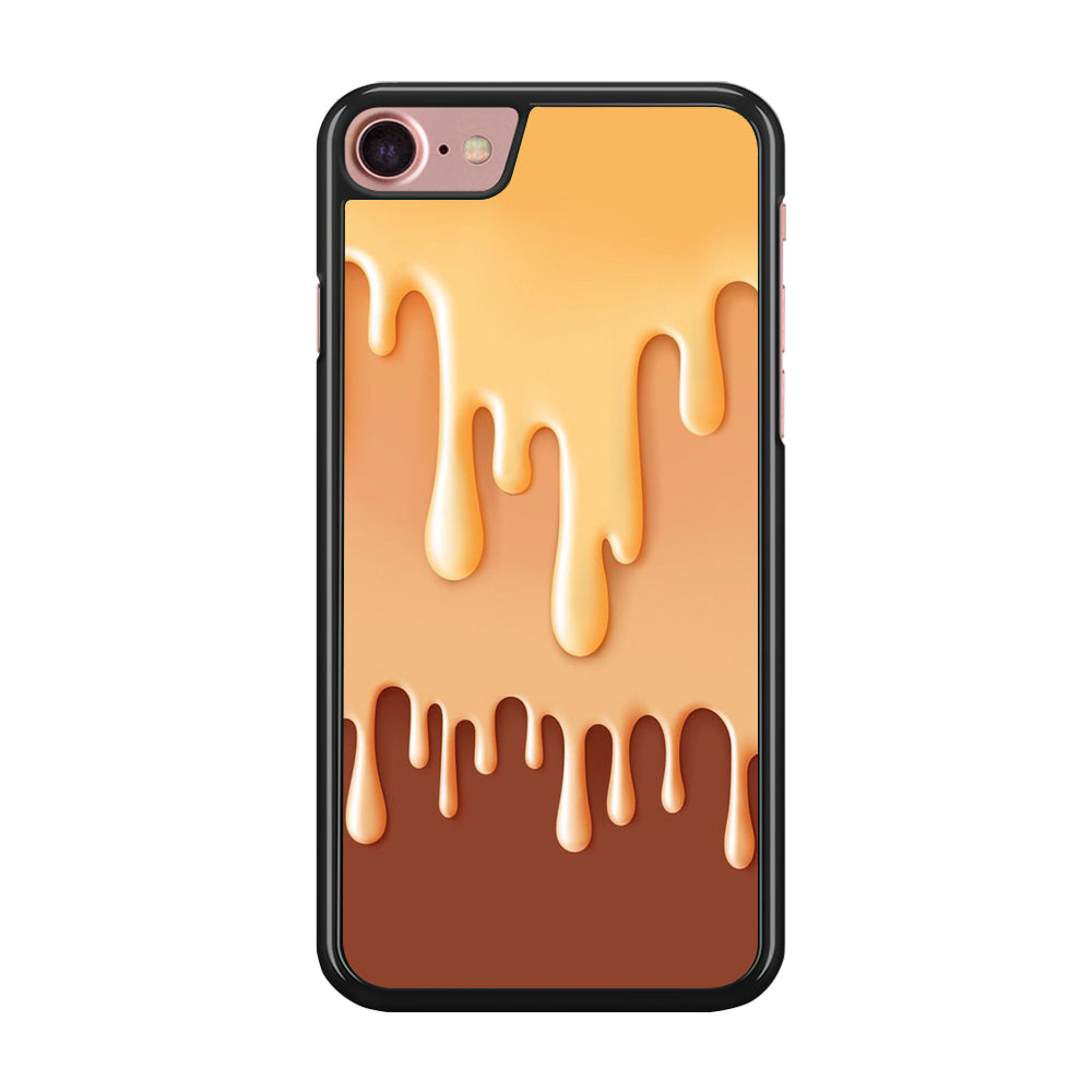 Melted Brown Cream iPhone 8 Case