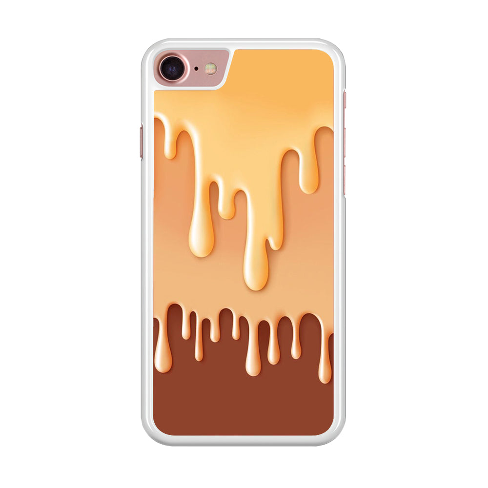 Melted Brown Cream iPhone 8 Case