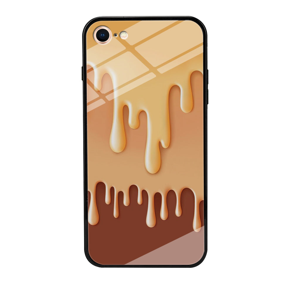 Melted Brown Cream iPhone 8 Case