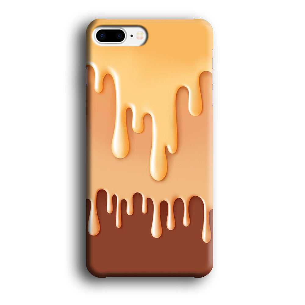 Melted Brown Cream iPhone 8 Plus Case