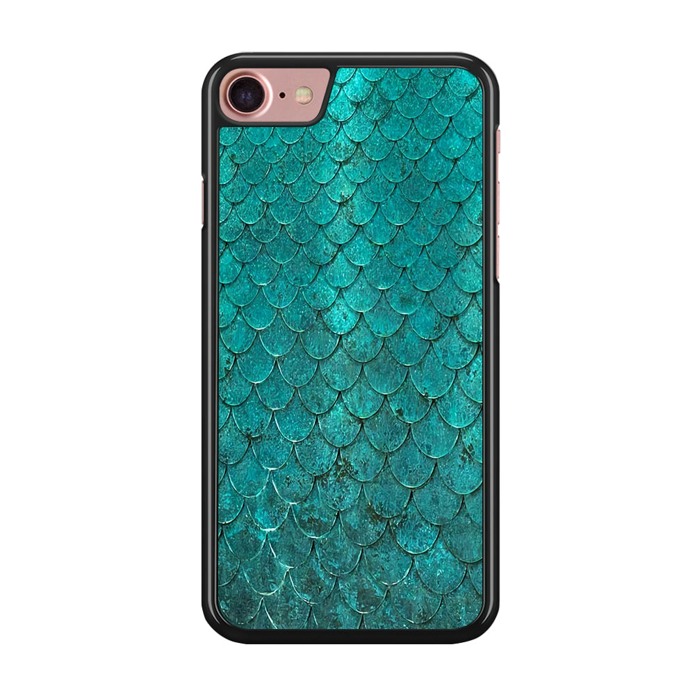 Mermaid Scale Green Luxury iPhone 8 Case