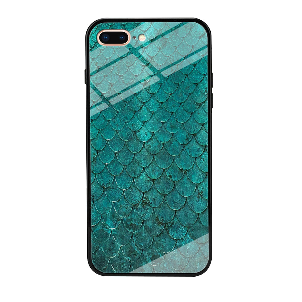 Mermaid Scale Green Luxury iPhone 8 Plus Case