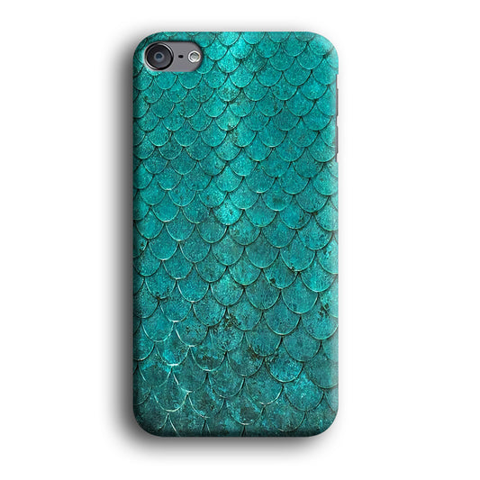 Mermaid Scale Green Luxury iPod Touch 6 Case