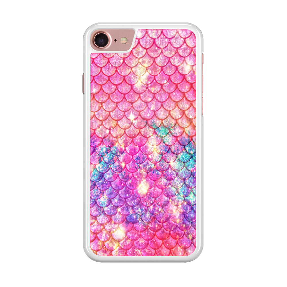 Mermaid Scale Pink Luxury iPhone 8 Case