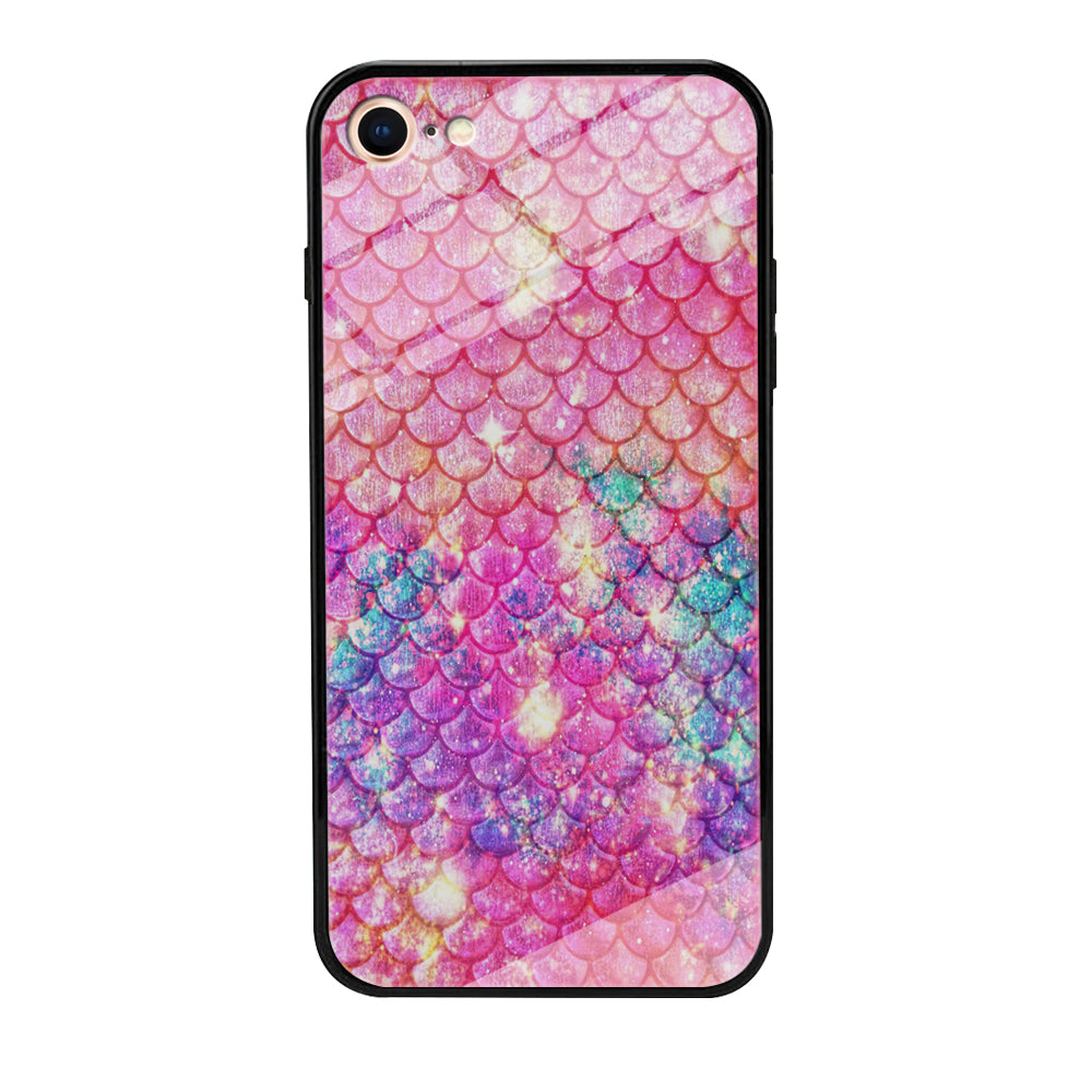 Mermaid Scale Pink Luxury iPhone 8 Case