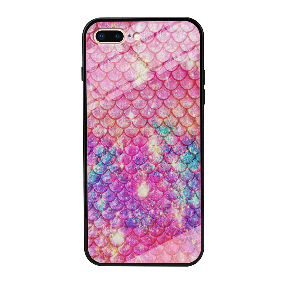 Mermaid Scale Pink Luxury iPhone 8 Plus Case