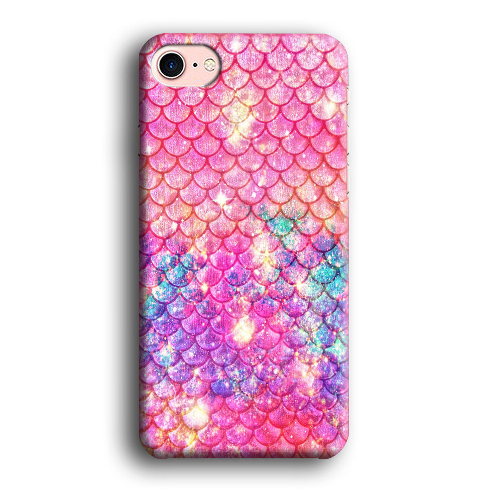 Mermaid Scale Pink Luxury iPhone 8 Case