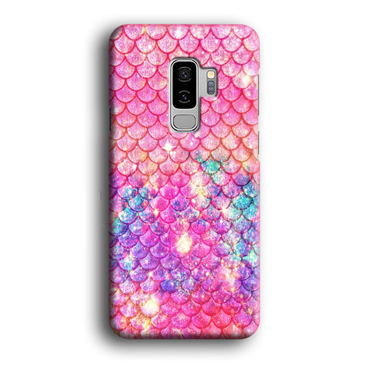 Mermaid Scale Pink Luxury Samsung Galaxy S9 Plus Case