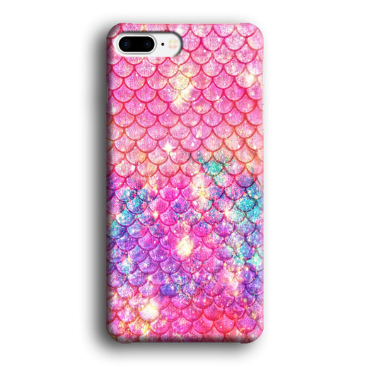 Mermaid Scale Pink Luxury iPhone 8 Plus Case