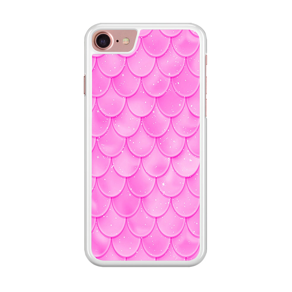 Mermaid Scale Pink Shining iPhone 8 Case