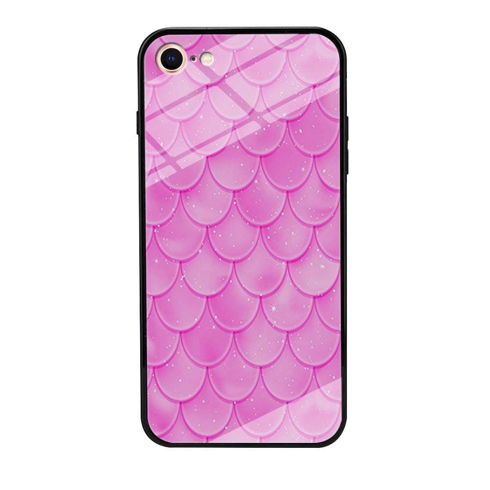 Mermaid Scale Pink Shining iPhone 8 Case