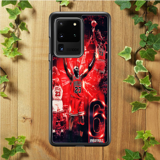 Michael Jordan 6th Championship Samsung Galaxy S20 Ultra Case