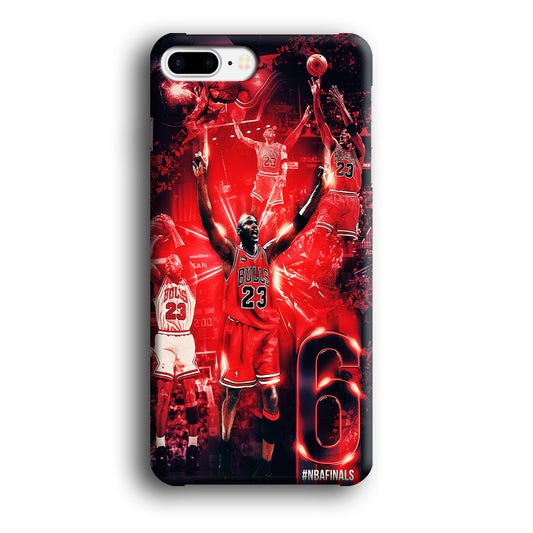 Michael Jordan 6th Championship iPhone 7 Plus Case