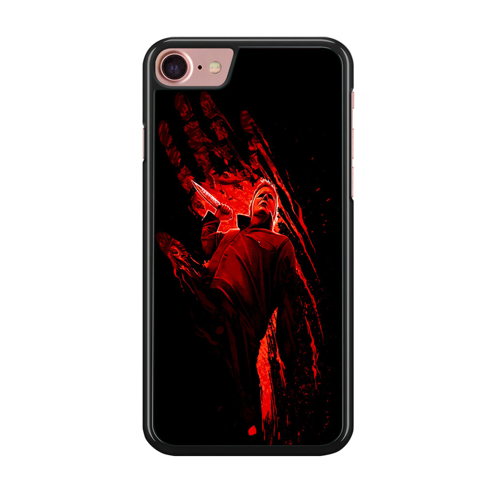 Michael Myers Blood Palm iPhone 8 Case