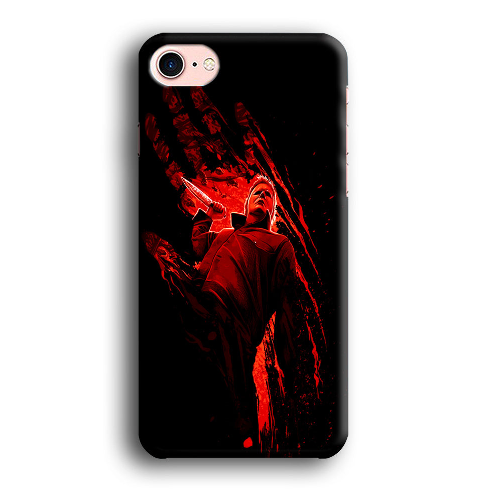 Michael Myers Blood Palm iPhone 8 Case