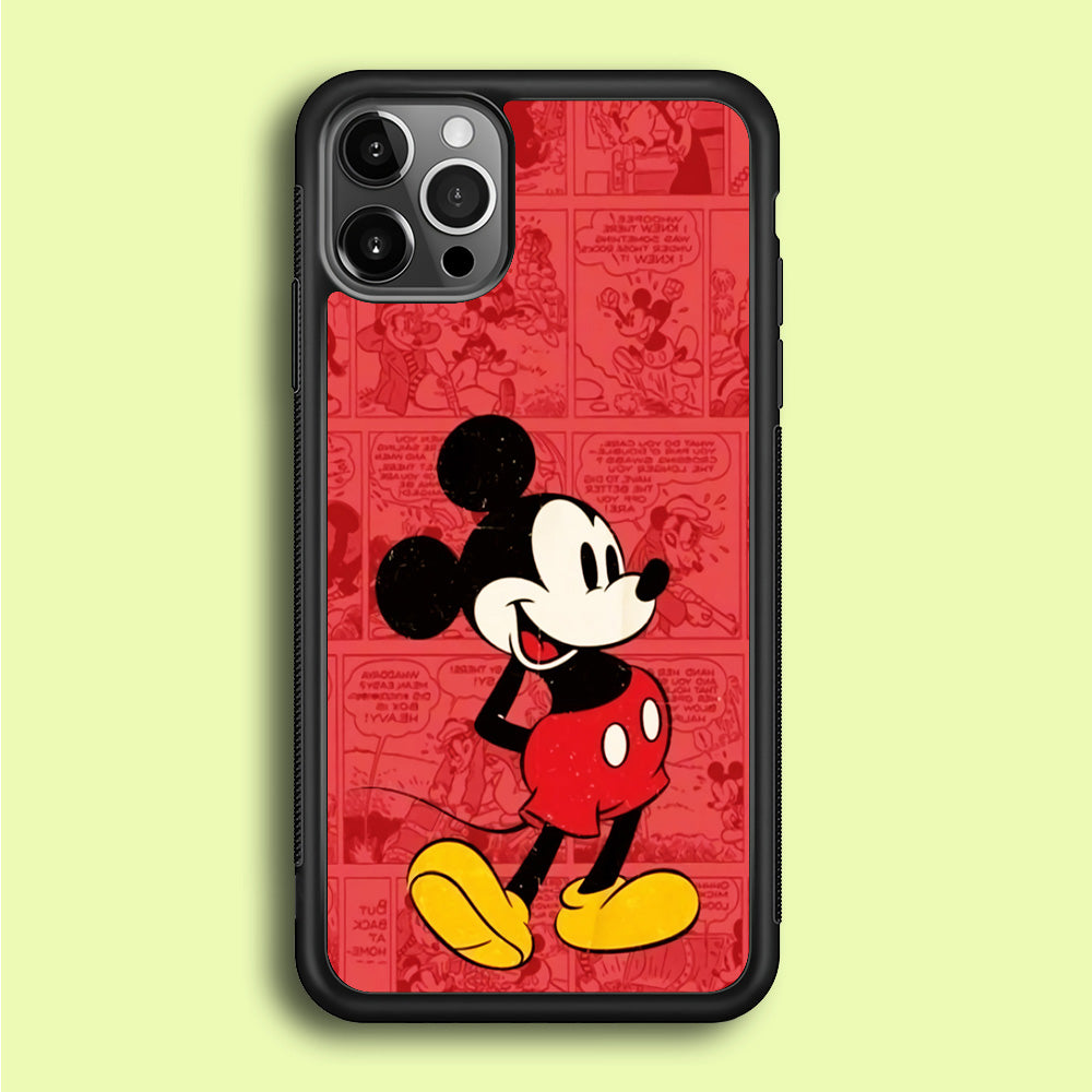 Mickey Mouse Comic iPhone 12 Pro Case