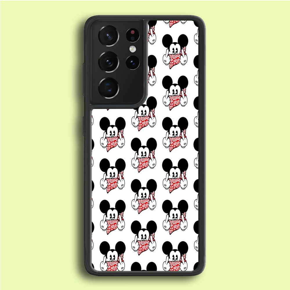 Mickey Mouse Face Samsung Galaxy S21 Ultra Case