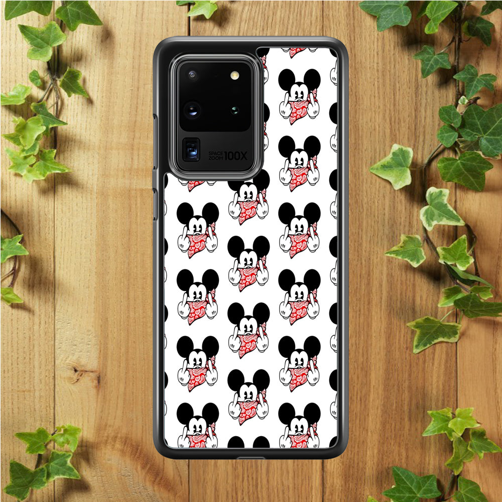 Mickey Mouse Face Doodle Samsung Galaxy S20 Ultra Case