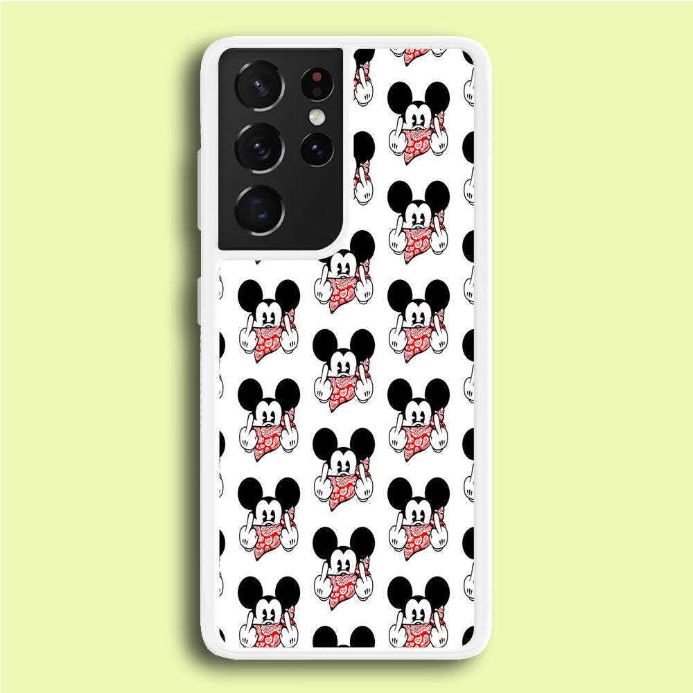 Mickey Mouse Face Samsung Galaxy S21 Ultra Case