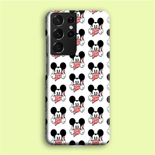 Mickey Mouse Face Samsung Galaxy S21 Ultra Case