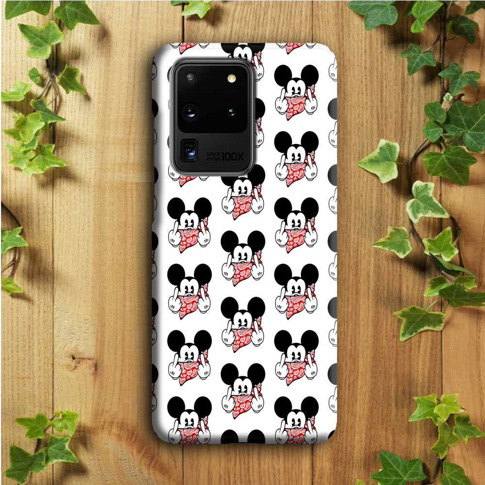 Mickey Mouse Face Doodle Samsung Galaxy S20 Ultra Case