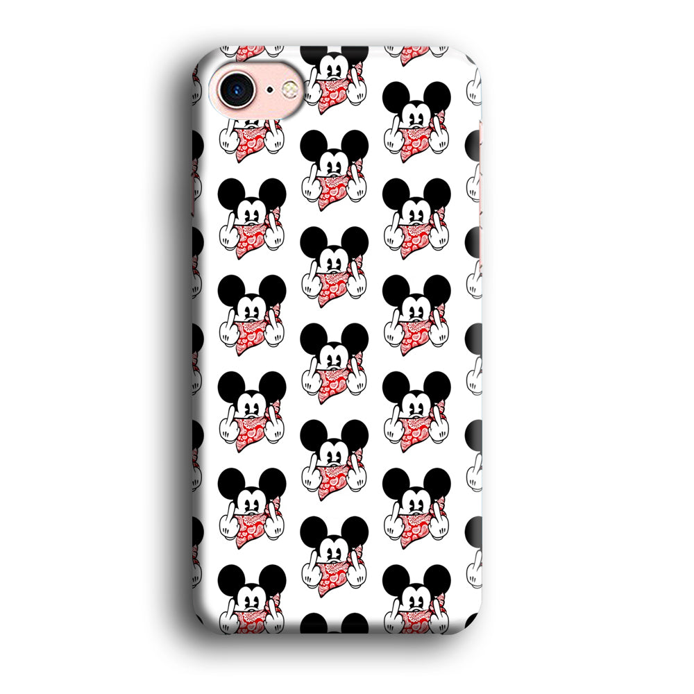 Mickey Mouse Face Doodle iPhone 8 Case