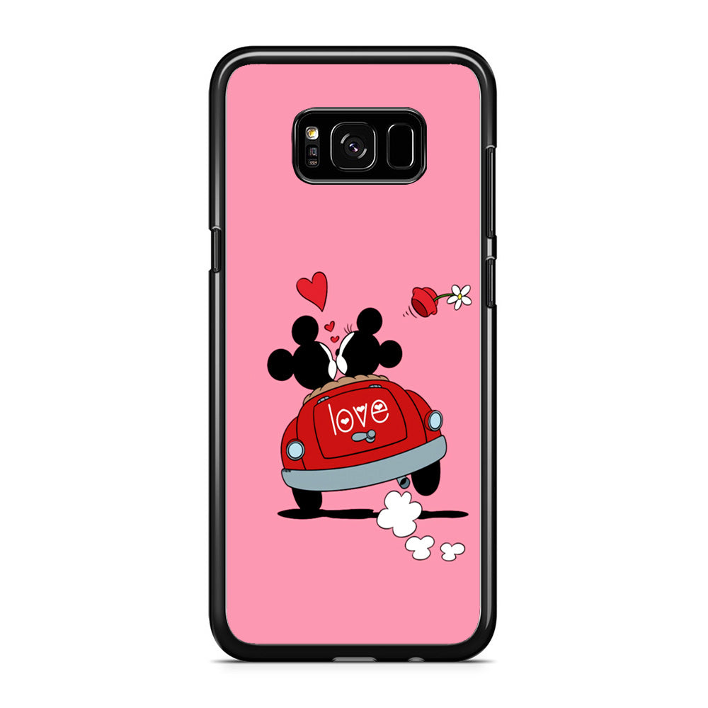 Mickey and Minnie Ride in The Car Samsung Galaxy S8 Case