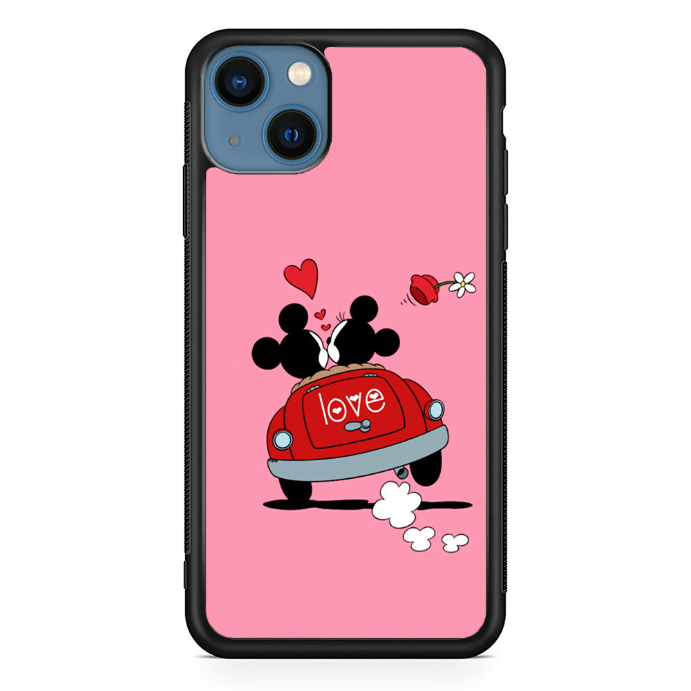 Mickey and Minnie Ride in The Car iPhone 13 Pro Case