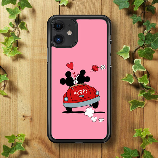 Mickey and Minnie Ride in The Car iPhone 11 Case