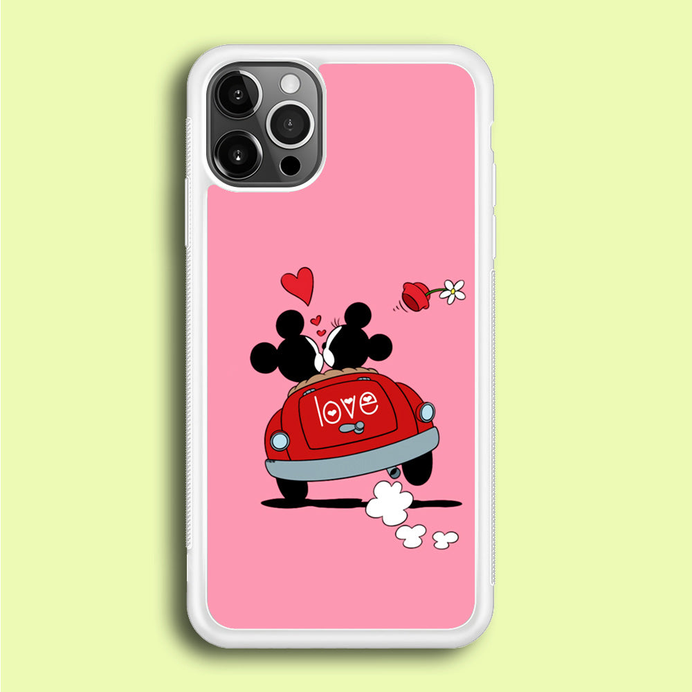 Mickey and Minnie Ride in The Car iPhone 12 Pro Case