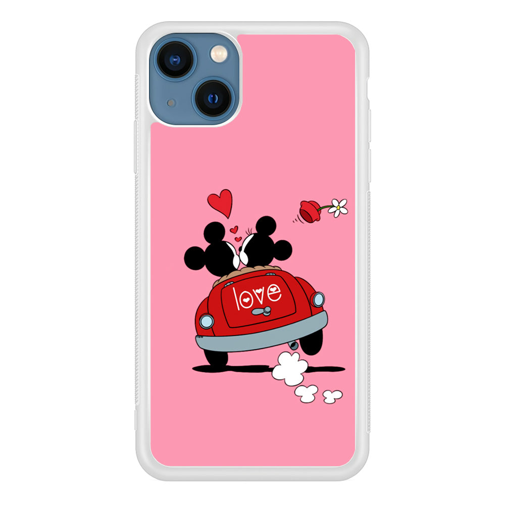 Mickey and Minnie Ride in The Car iPhone 13 Mini Case