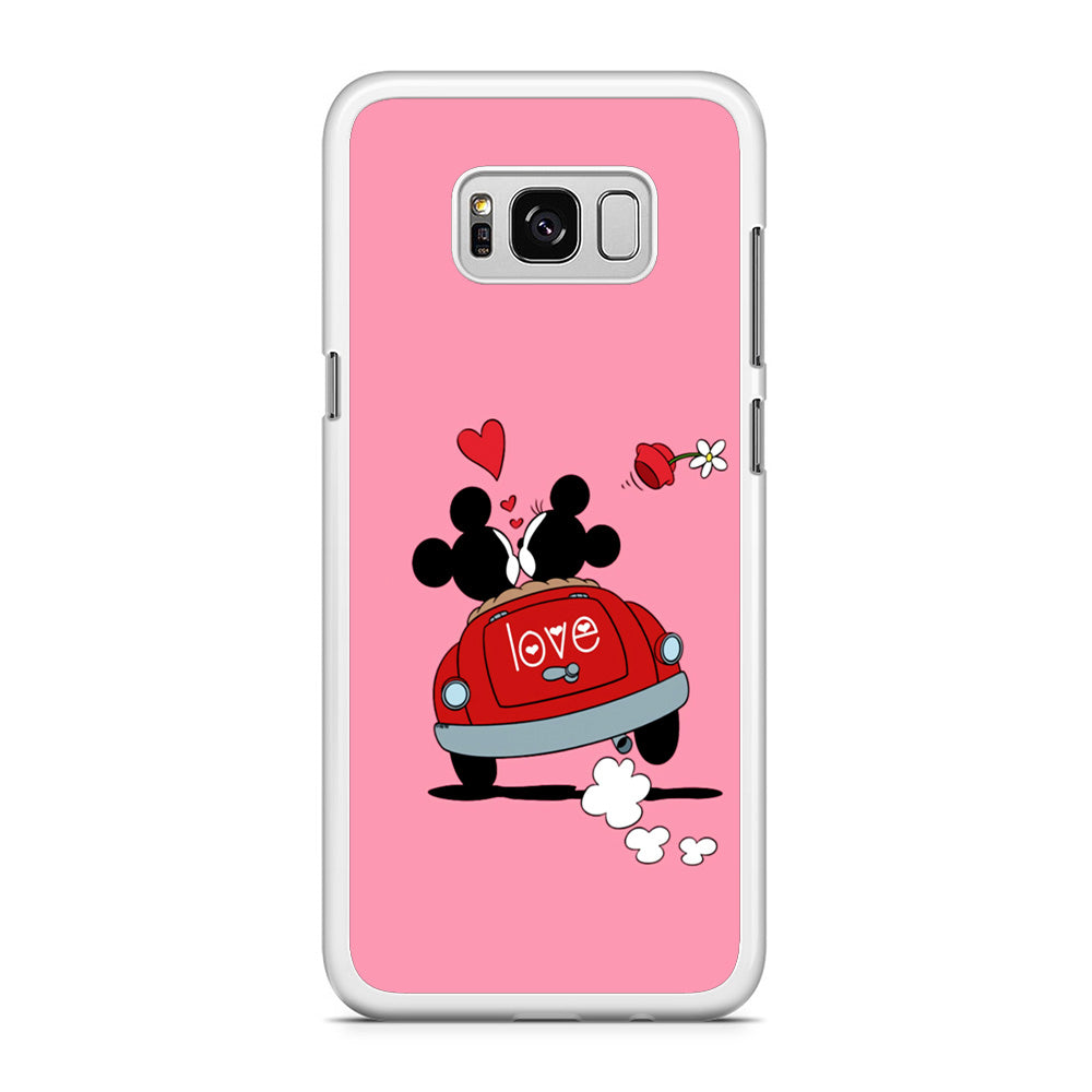 Mickey and Minnie Ride in The Car Samsung Galaxy S8 Case