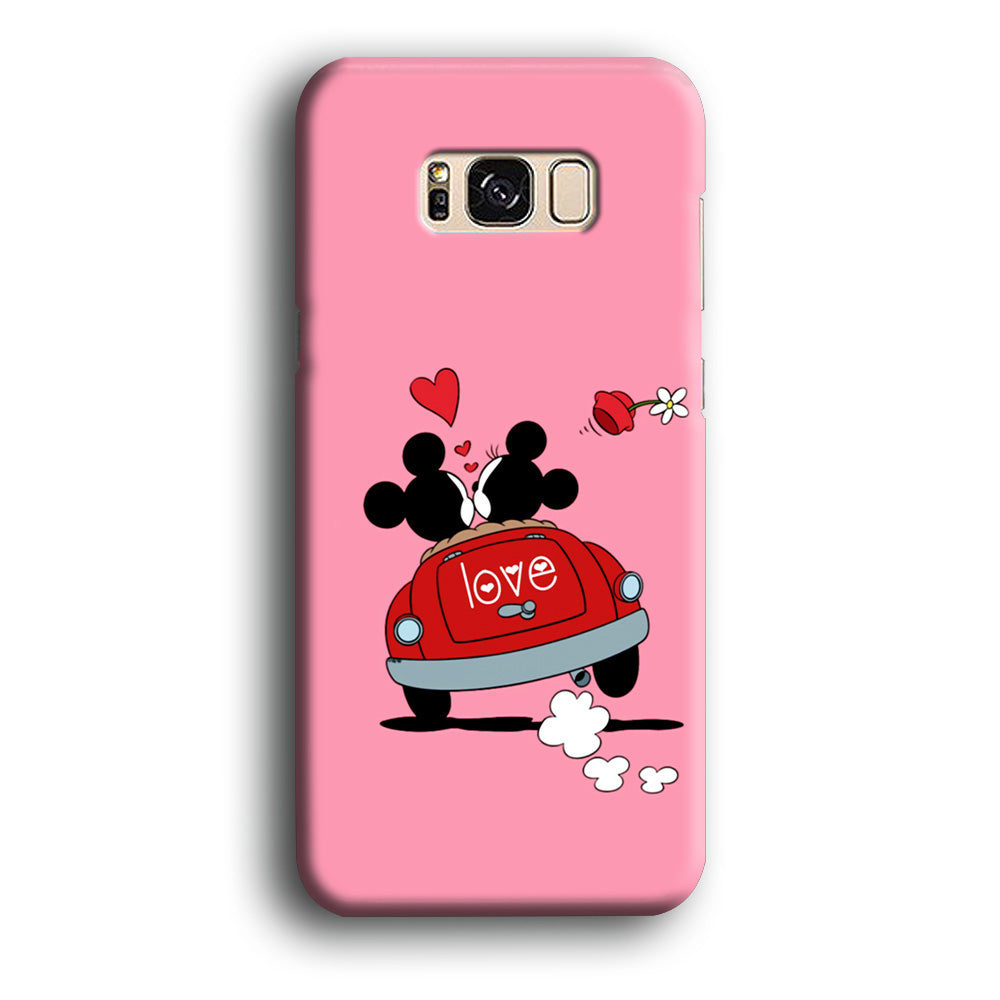 Mickey and Minnie Ride in The Car Samsung Galaxy S8 Case