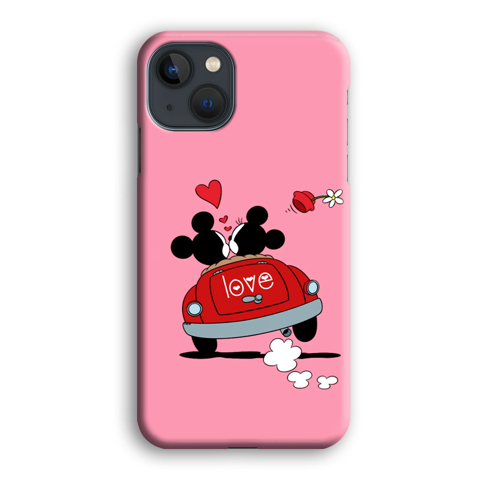 Mickey and Minnie Ride in The Car iPhone 13 Mini Case