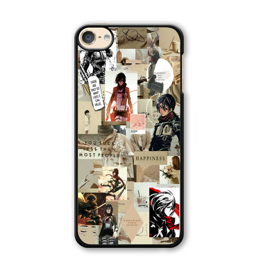 Mikasa Ackerman Aesthetic iPod Touch 6 Case