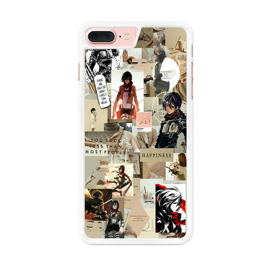 Mikasa Ackerman Aesthetic iPhone 8 Plus Case