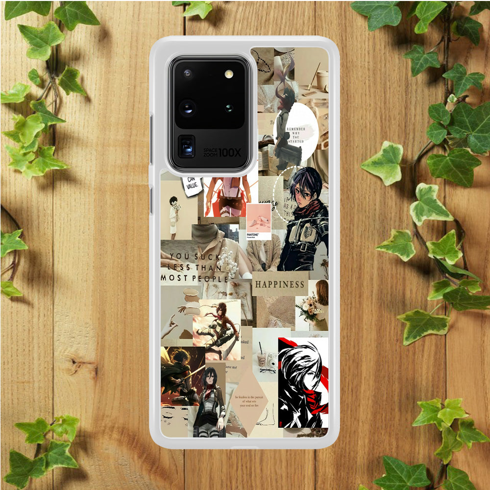 Mikasa Ackerman Aesthetic Samsung Galaxy S20 Ultra Case