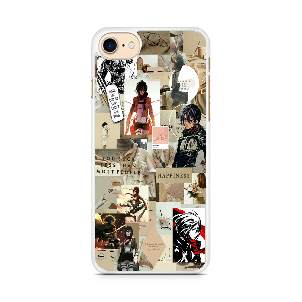 Mikasa Ackerman Aesthetic iPhone 8 Case