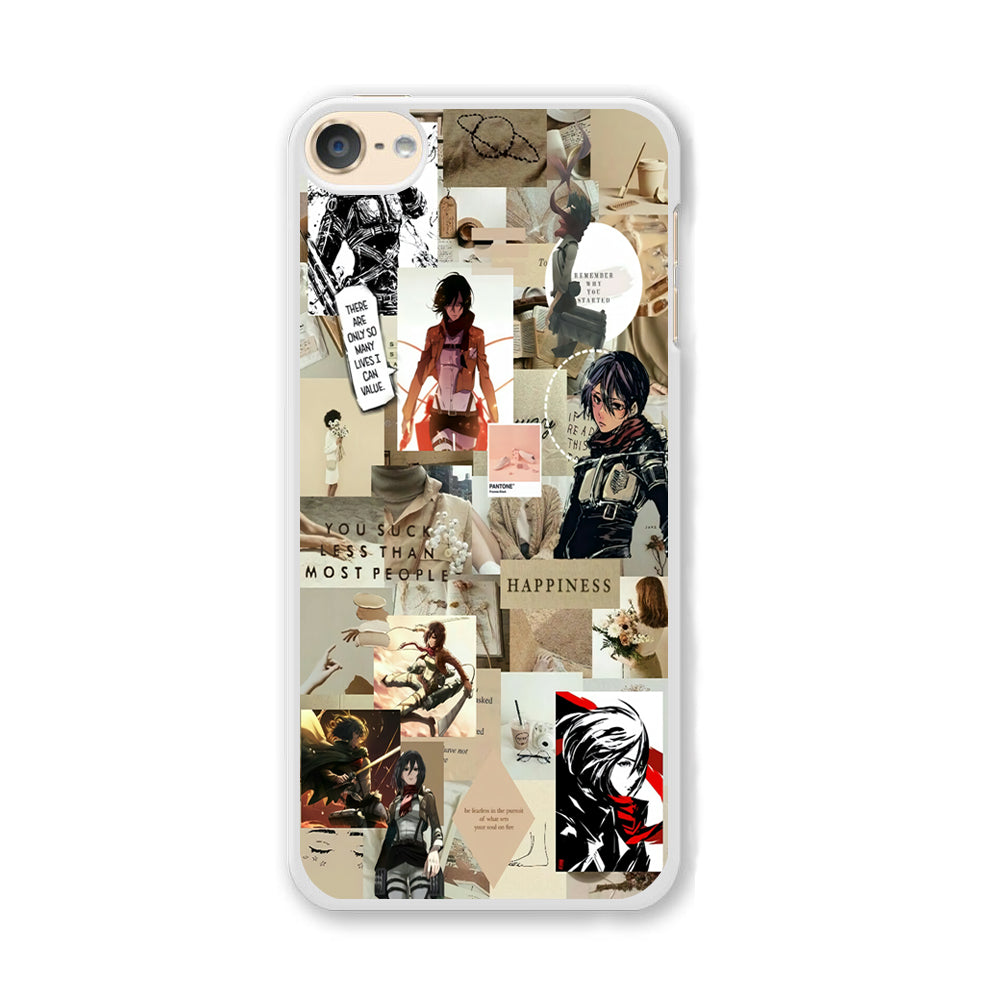 Mikasa Ackerman Aesthetic iPod Touch 6 Case