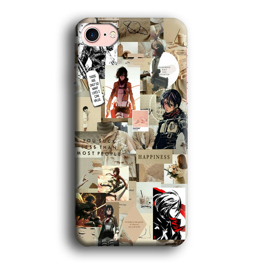 Mikasa Ackerman Aesthetic iPhone SE 2020 Case