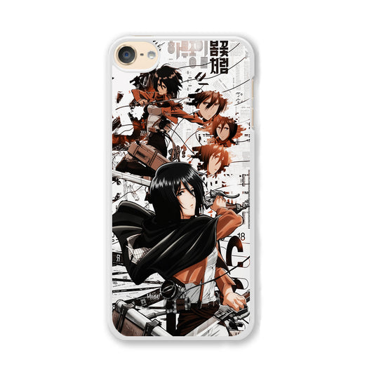 Mikasa Ackerman Shingeki no Kyojin iPod Touch 6 Case