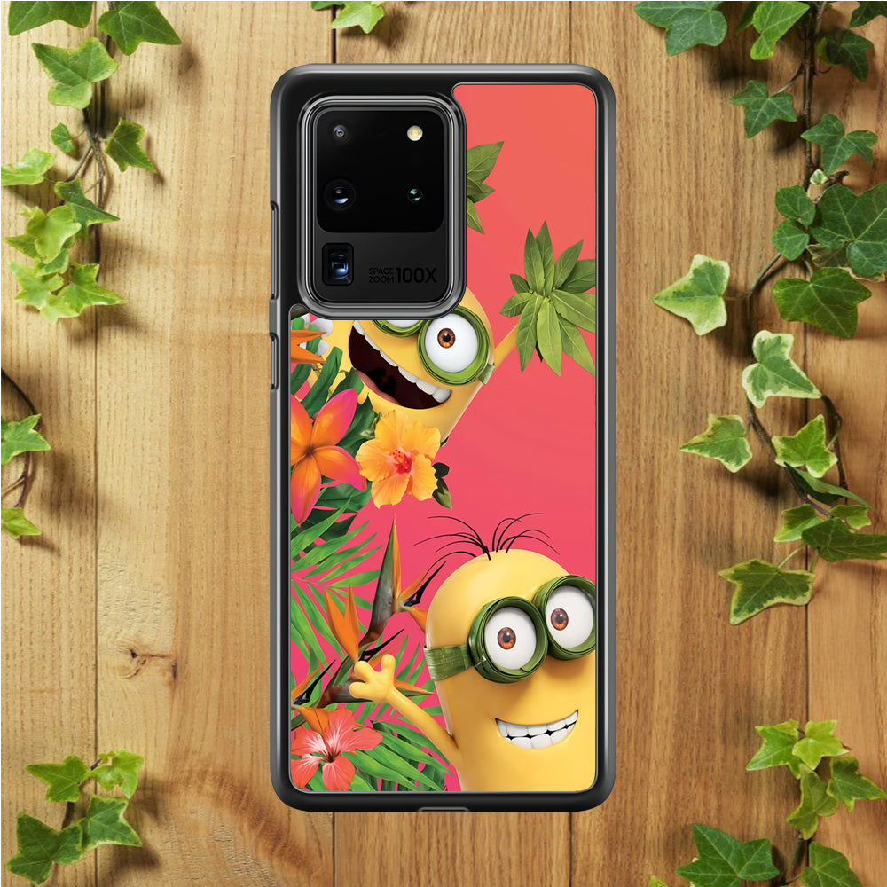 Minions Hide in The Bush Samsung Galaxy S20 Ultra Case