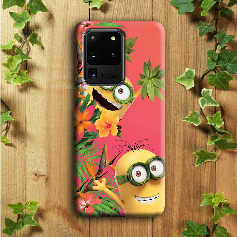 Minions Hide in The Bush Samsung Galaxy S20 Ultra Case