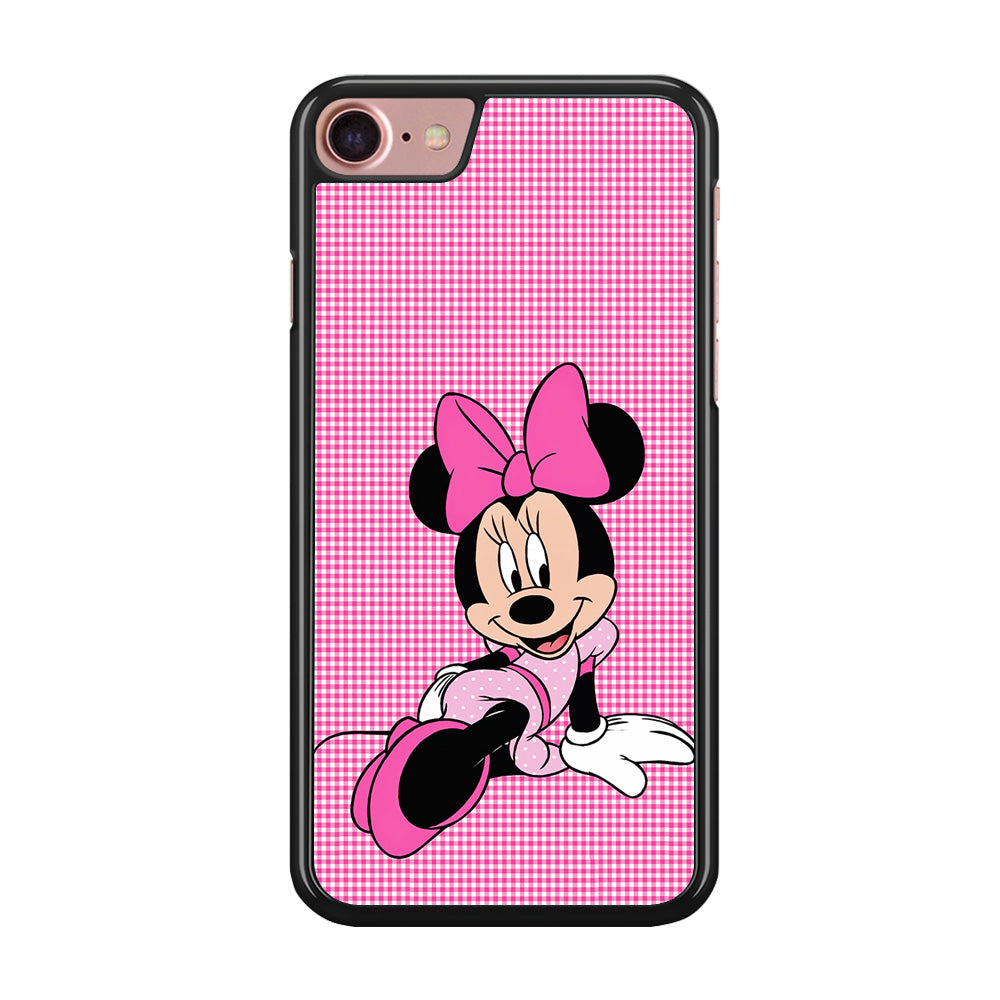 Minnie Mouse Pink Motive iPhone SE 2020 Case