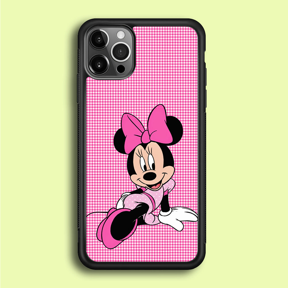 Minnie Mouse Pink Motive iPhone 12 Pro Case