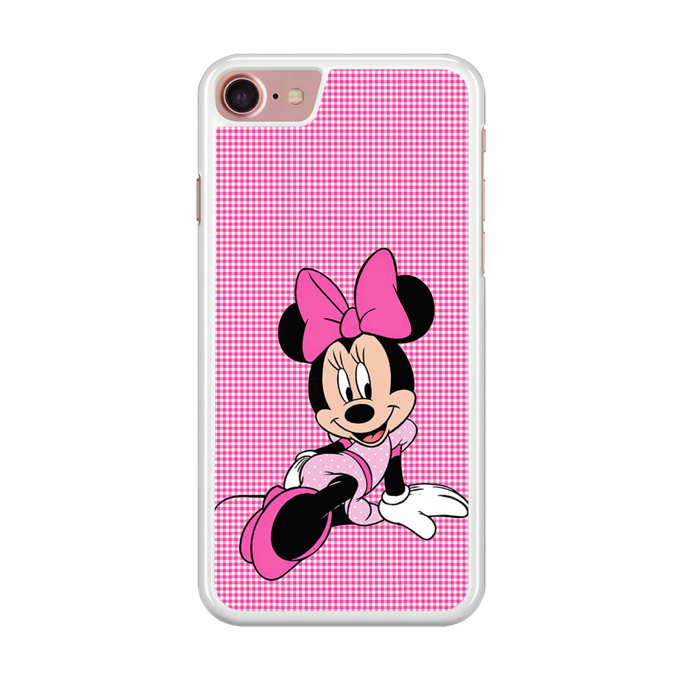 Minnie Mouse Pink Motive iPhone SE 2020 Case