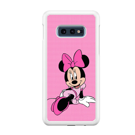 Minnie Mouse Pink Motive Samsung Galaxy S10E Case