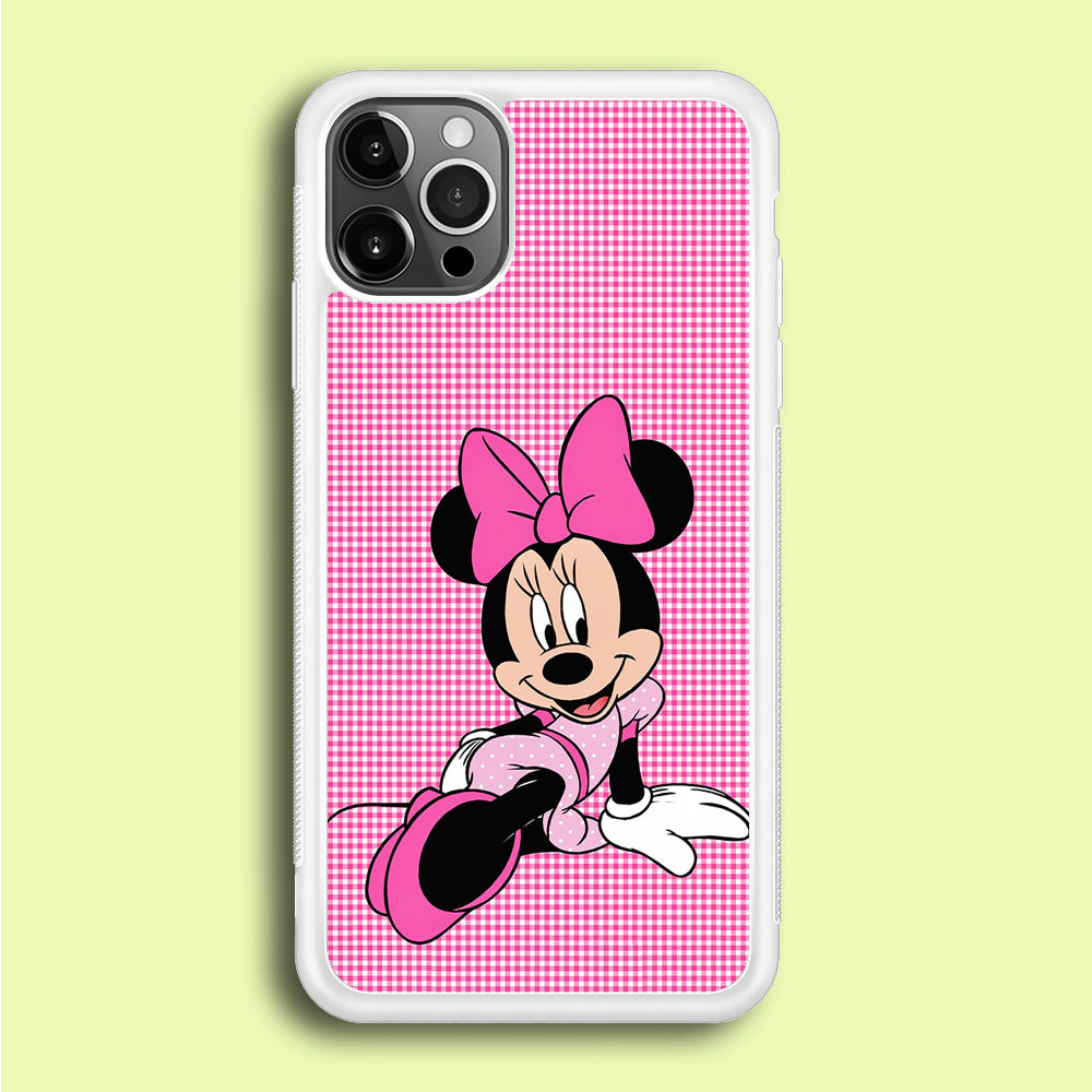 Minnie Mouse Pink Motive iPhone 12 Pro Case