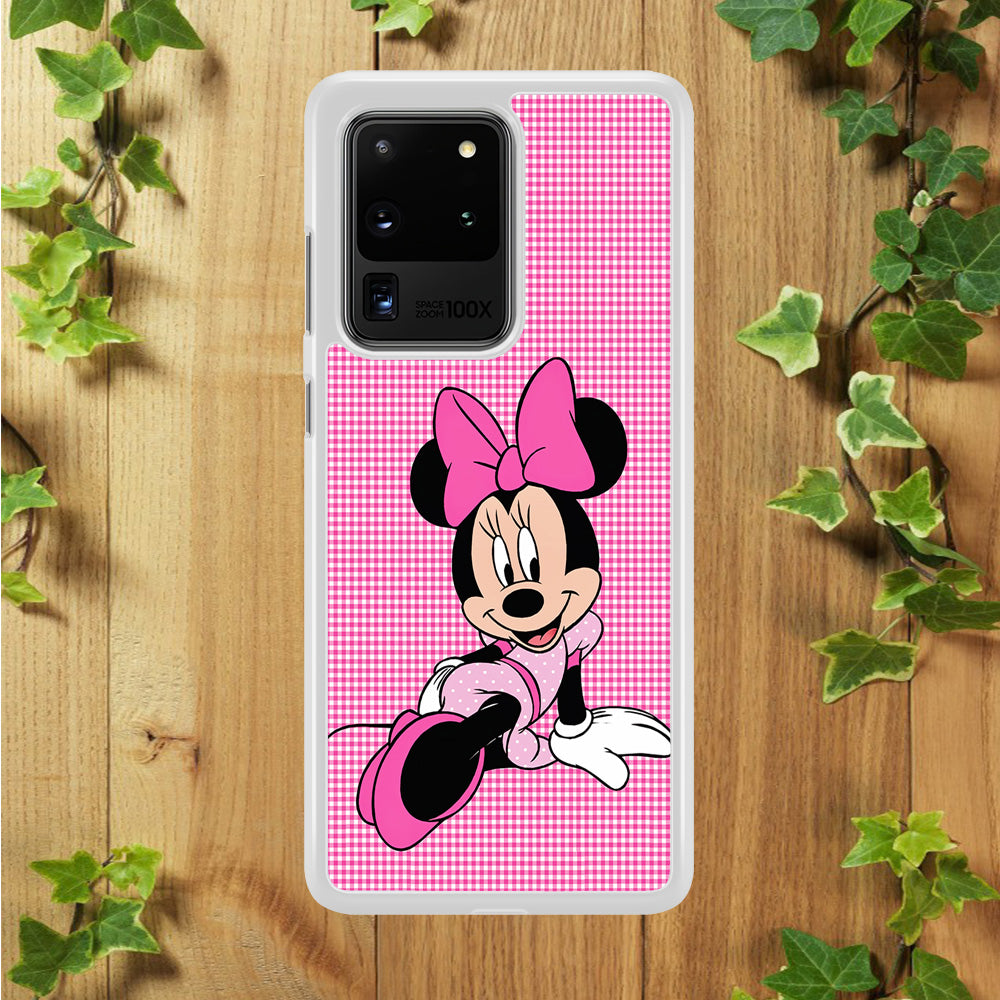 Minnie Mouse Pink Motive Samsung Galaxy S20 Ultra Case